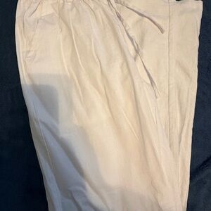 Men’s white cotton pants